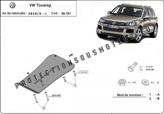 Protection de la boîte de vitesse VW Touareg