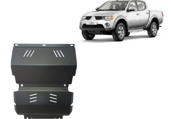 Protection sous moteur et de la radiateur Mitsubishi L 200