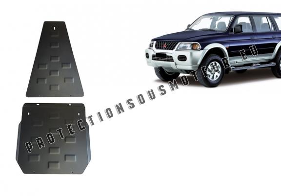 Protection de la boîte de vitesse et de la différentiel Mitsubishi Pajero Sport 1