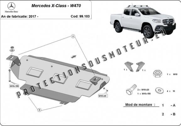 Protection de radiateur Mercedes X-Class