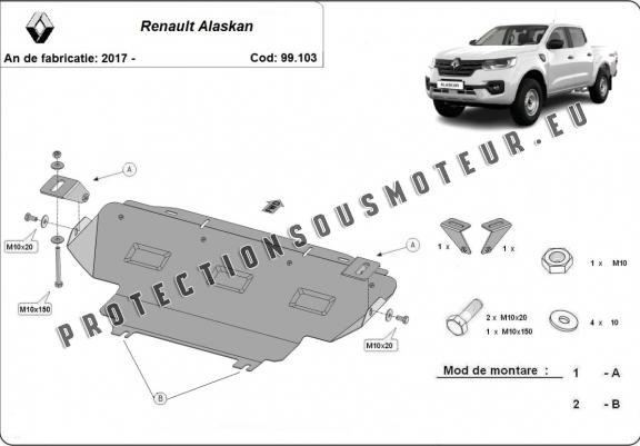 Protection de radiateur Renault Alaskan