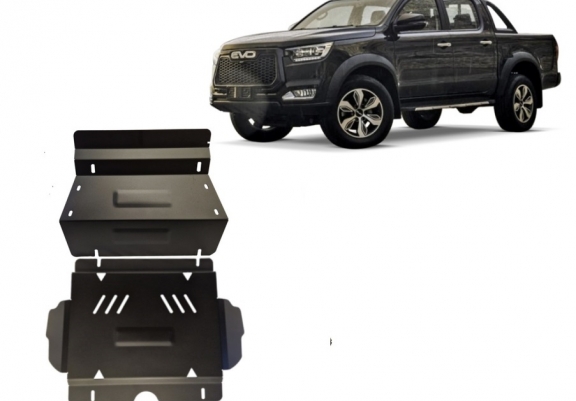 Protection sous moteur et de la radiateur Evo Cross 4