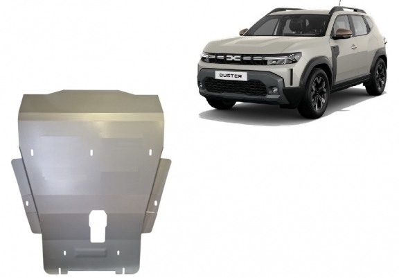 Protection sous moteur et de la boîte de vitesse Dacia Duster Aluminium- 4x4