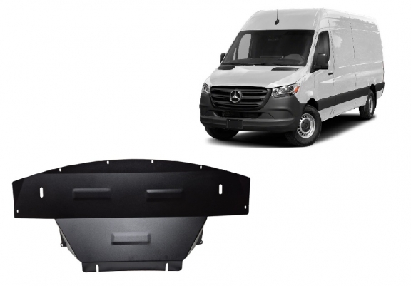 Protection sous moteur et de la boîte de vitesse Mercedes Sprinter 907 4x4