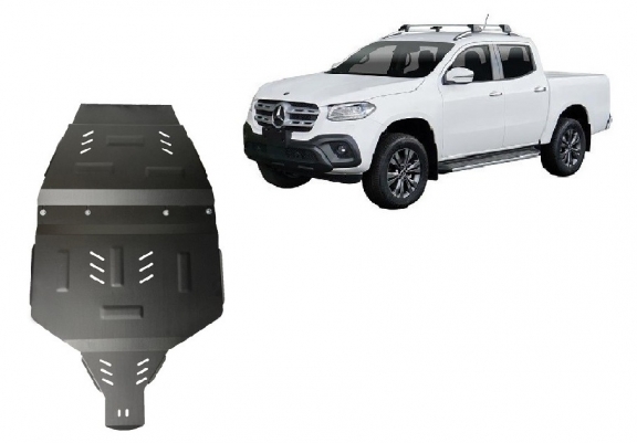 Protection de la boîte de vitesse et protection de la boîte de transfert Mercedes X-Class W470