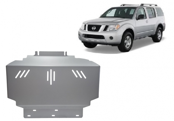 Aluminum protection sous moteur et de la boîte de vitesse Nissan Pathfinder