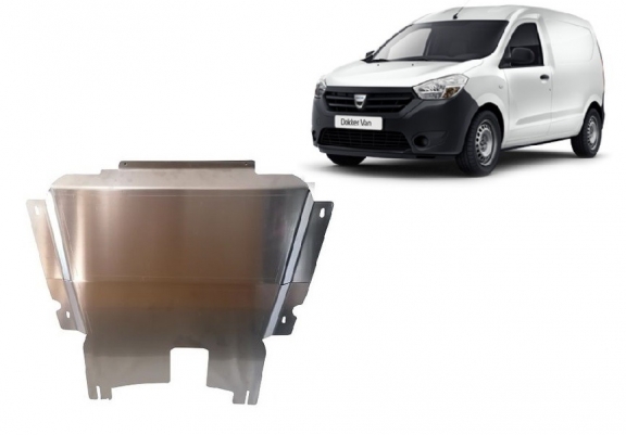 Aluminium protection sous moteur et de la boîte de vitesse Dacia Dokker