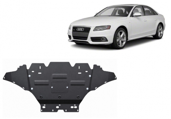 Protection sous moteur et de la radiateur Audi A4  B8 diesel 