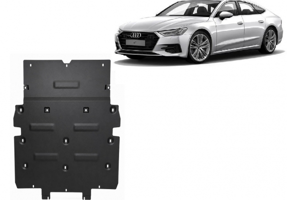 Protection sous moteur et de la radiateur Audi A7