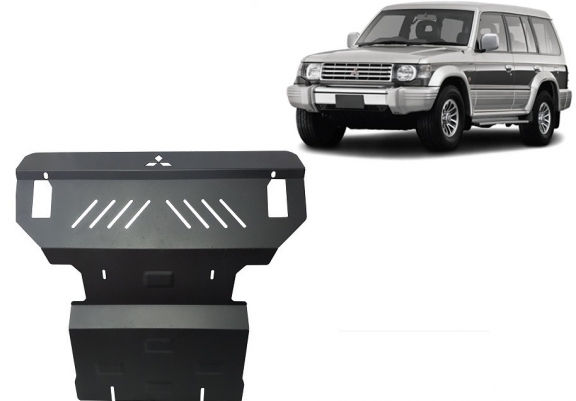 Protection sous moteur et de la radiateur Mitsubishi Pajero 2 
