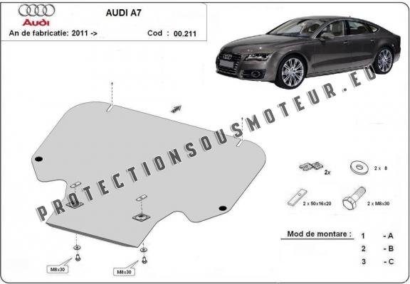 Protection de la boîte de vitesse Audi A7