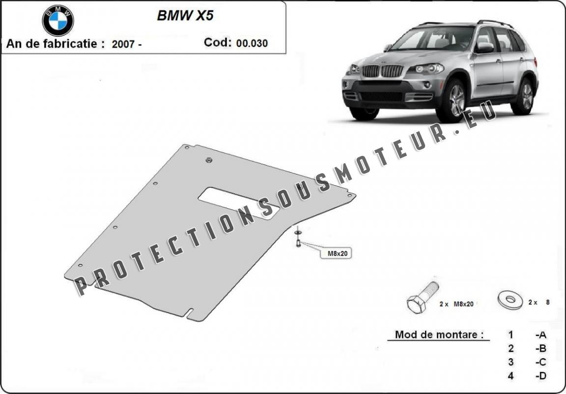 Carter de protection sous moteur pour BMW X5 E70
