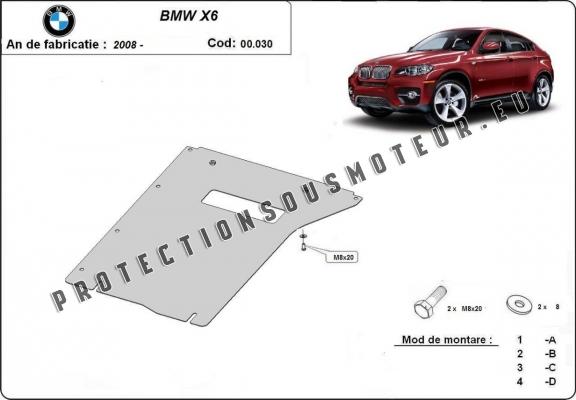 Protection de la boîte de vitesse BMW X6