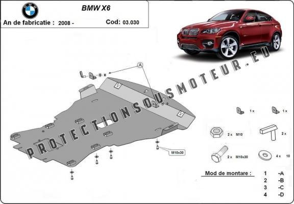 Protection Sous Moteur BMW X6