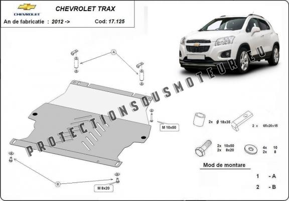 Protection sous moteur et de la boîte de vitesse Chevrolet Trax