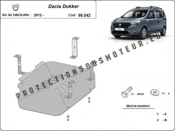 Protection de réservoir Dacia Dokker