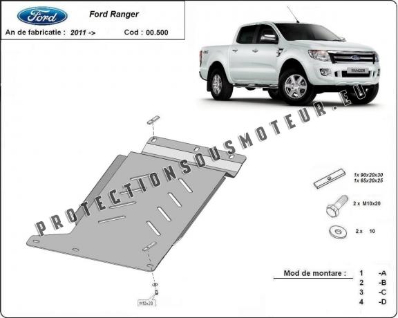 Protection de la boîte de vitesse Ford Ranger