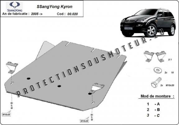 Protection de la boîte de vitesse SsangYong Kyron