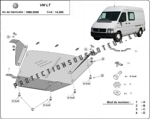 Protection Sous Moteur Volkswagen LT