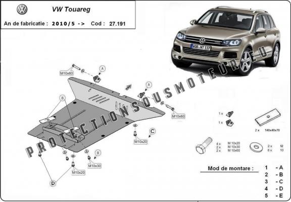 Protection Sous Moteur VW Touareg