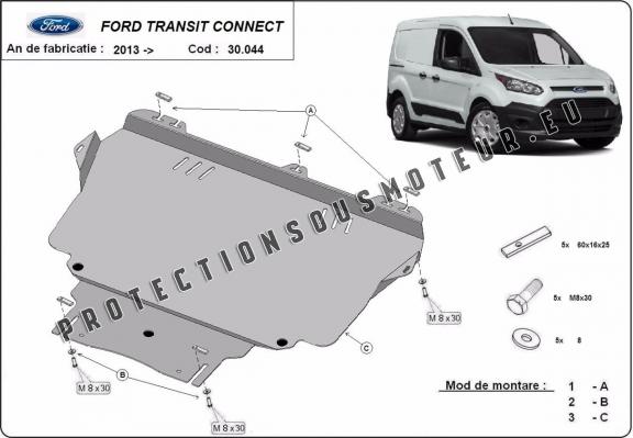 Protection sous moteur et de la boîte de vitesse Ford Transit Connect