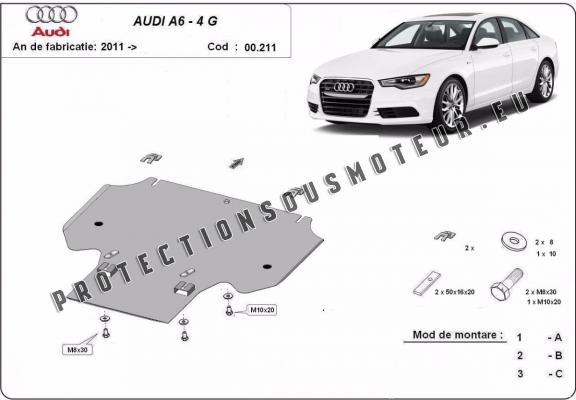 Protection de la boîte de vitesse Audi A6