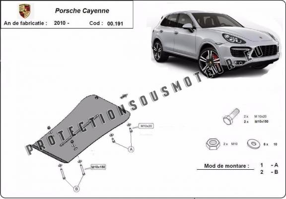 Protection de la boîte de vitesse Porsche Cayenne