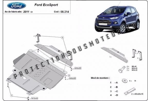 Protection sous moteur et de la boîte de vitesse Ford EcoSport