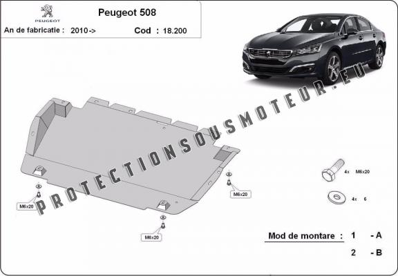 Protection sous moteur et de la boîte de vitesse Peugeot 508