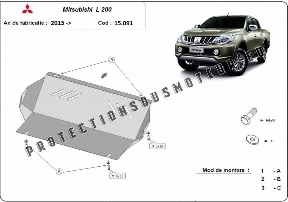 Protection de radiateur Mitsubishi L200