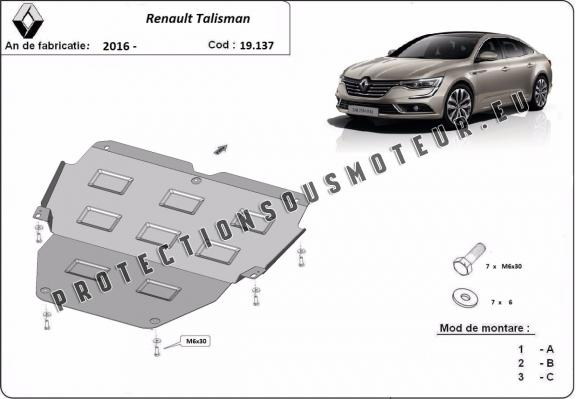 Protection sous moteur et de la boîte de vitesse  Renault Talisman
