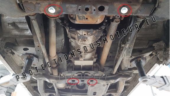 Protection de la boîte de vitesse Mitsubishi Pajero 4 (V80, V90)