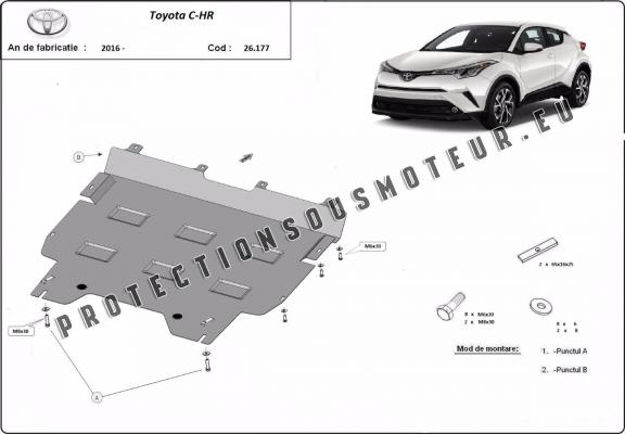 Protection sous moteur et de la boîte de vitesse Toyota C-HR