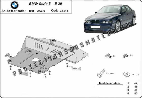 Protection Sous Moteur BMW Seria5 E39
