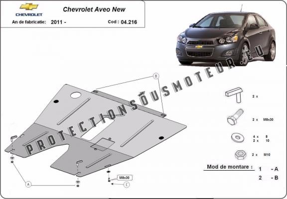 Protection sous moteur et de la boîte de vitesse Chevrolet Aveo