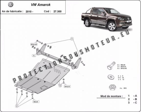 Protection Sous Moteur Volkswagen Amarok