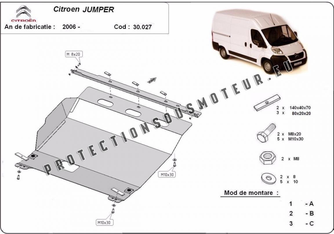 32 pièces dispositifs de protection arrière boîte de vitesses Protection Citroen Jumper Fiat Ducato Peugeot Boxer