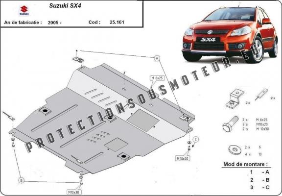 Protection sous moteur et de la boîte de vitesse Suzuki SX 4