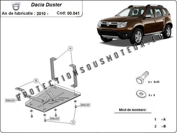 Protection du différentiel Dacia Duster