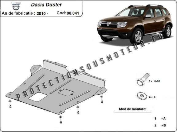 Protection sous moteur et de la boîte de vitesse Dacia Duster