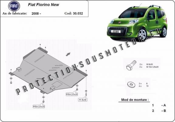 Protection sous moteur et de la boîte de vitesse Fiat Fiorino