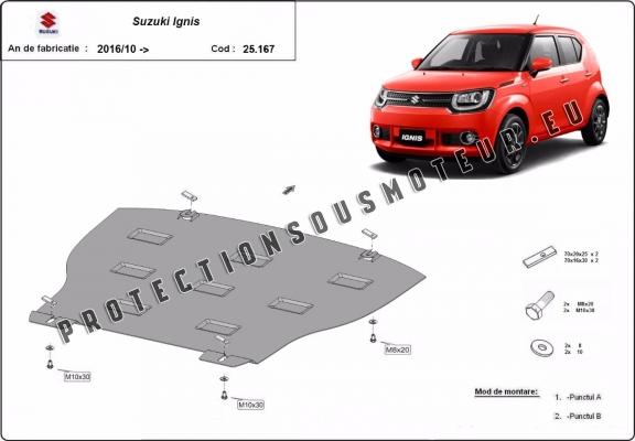 Protection sous moteur et de la boîte de vitesse Suzuki Ignis