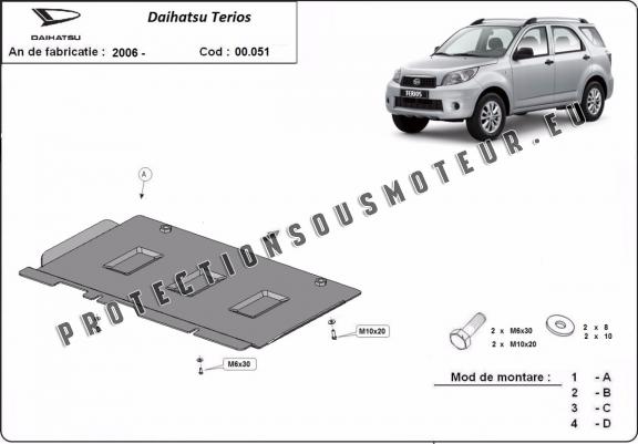 Protection de la boîte de vitesse Daihatsu Terios