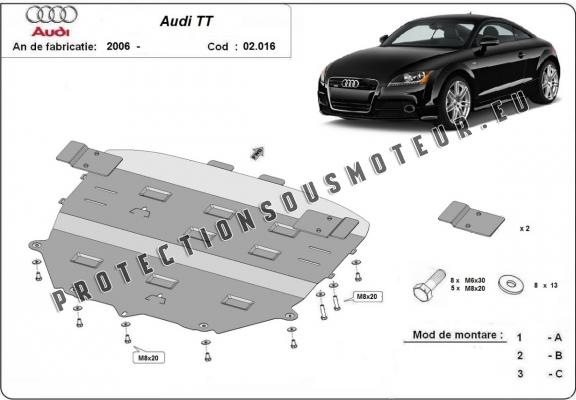 Protection sous moteur et de la boîte de vitesse Audi TT