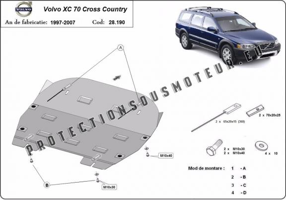 Protection sous moteur et de la boîte de vitesse Volvo XC70