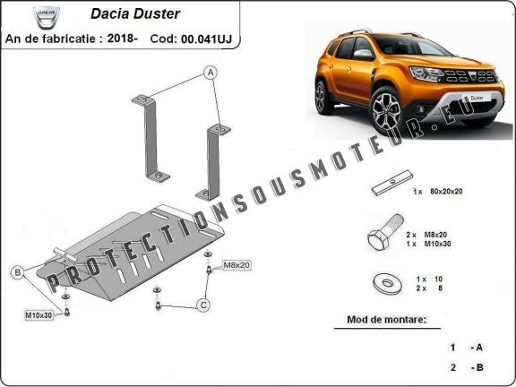 Protection du différentiel - RWD Dacia Duster