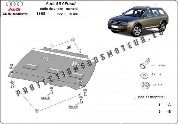 Protection de la boîte de vitesse Audi Allroad A6 - manuelle