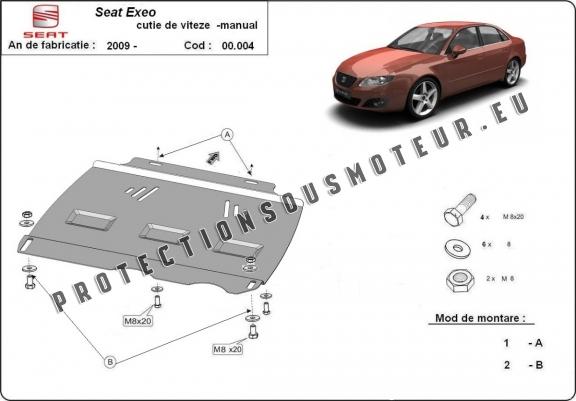 Protection de la boîte de vitesse Seat Exeo - manuelle