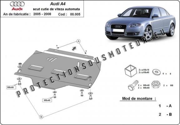 Protection de la boîte de vitesse Audi A4  B7 - automatique