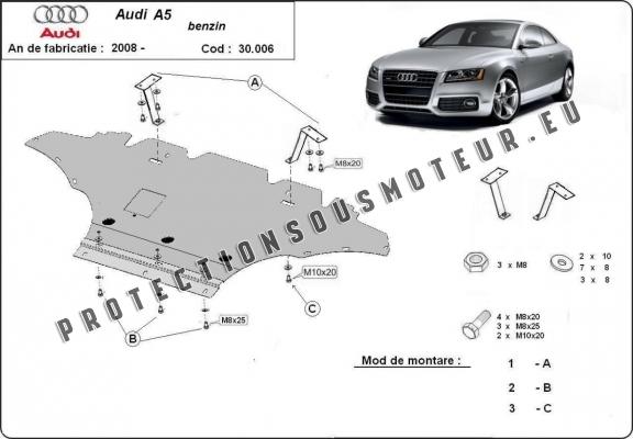 Protection sous moteur et de la radiateur Audi A5 petrol